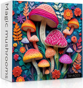 Puzzle en bois de champignons magiques 1000 pièces